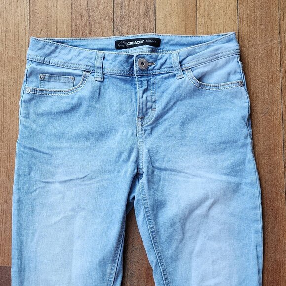 Jordache Light Wash Skinny Jeans Size 4 - Picture 5 of 16